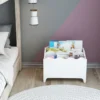 Bücherregal Für Kinder Trehøje Kinderzimmer Standregal Bücherkiste Kinderbücherregal Kinderzimmerregal Für Bücher Weiß
