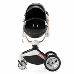 Daliya® TURNIYO 360° Premium 3in1 Kinderwagen Mit Sportsitz, Babywanne & Babyschale Buggy Kombikinderwagen (Schwarz) -Babyprodukte Geschäft 02422fff233625c9585136837c77a385 1