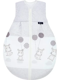 ALVI 10206281 Schlafsack Thermo Hippo Bordüre 130 Cm