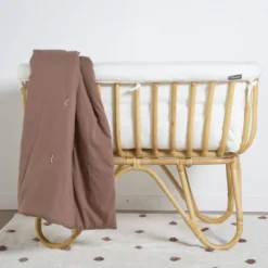 Childhome Wiege Rattan Rechteckig 90X50 + Matratze + Jersey Bezug Altweiss; Crratsqc -Babyprodukte Geschäft 0365d2f8bfe8d18d3be594e9c22a12d0