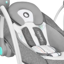 Lionelo Ruben Baby Wippe Babyschaukel Elektrisch Mit Liegefunktion Von 0 Bis 9 Kg Moskitonetz Kuscheltierbügel Dunkelgrau-Türkis -Babyprodukte Geschäft 03d120fc4179106ce5d4db8423df550e