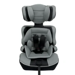 AREBOS Kinderautositz, 5-Punkt-Sicherheitsgurt, Gruppe 1+2+3 Für 9-36kg, Einstellbare Kopfstütze, ECE R44/04, Abnehmbare Rückenlehne, Verstellbar (44 X 44 X 66-78 Cm), Grau -Babyprodukte Geschäft 048f0636f4c019608c6533ad66aaf735