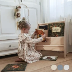 MAMOI® Bücherregal Für Kinder, Bücherkiste Für Kinderzimmer, Book Shelf, Buchregal, Wandregal Kinderregal, Kinderbücherregal, Bücherbank Aus Holz Für Kleinkind, Kindermöbel Für Kleines Kind -Babyprodukte Geschäft 05aae2fb7119e762bb28f5dc485c1fa7