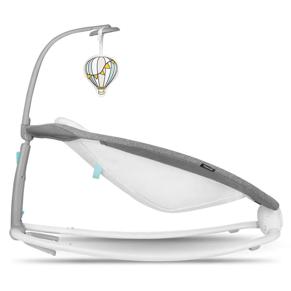 Lionelo Pascal Babywippe Babyschauke Babynest Baby Wippe Kinder Schaukel Bouncer Grau 7 Lionelo Pascal Babywippe Babyschauke Babynest Baby Wippe Kinder Schaukel Bouncer Grau – Bild 7