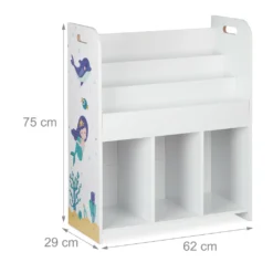 Relaxdays Kinderregal Für Bücher Und Spielsachen -Babyprodukte Geschäft 06aab2c80b359bad47a63e3ee9516768