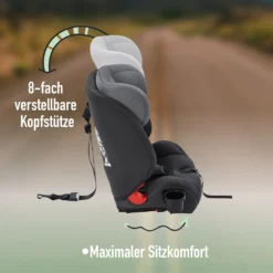 FableKids NALA Autokindersitz Autositz Kinderautositz Mit Isofix 9-36kg Gruppe 1+2+3 ECE Grau -Babyprodukte Geschäft 09f52f9419c7127de779db54ba96dba7