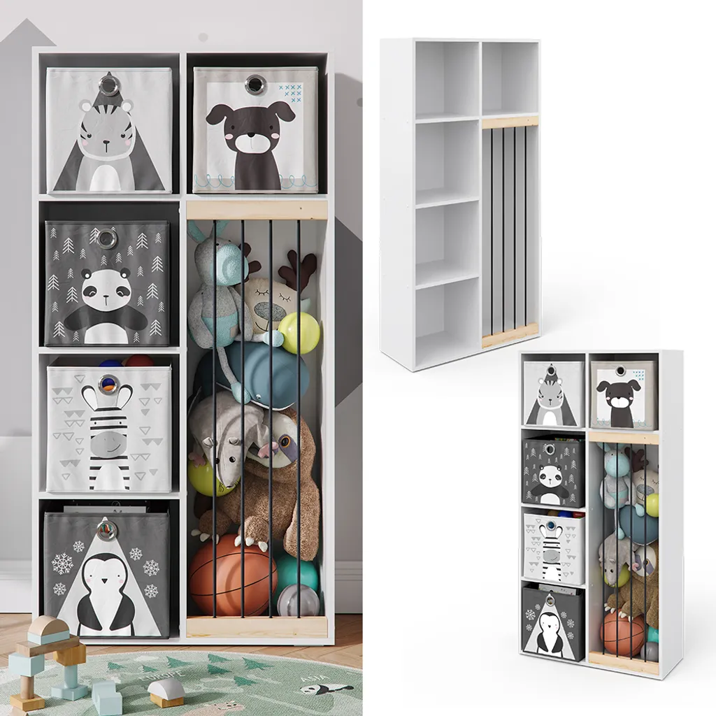 Vicco Kinderregal Marvin Weiß 143 X 72 X 29,1 Cm Holzwerkstoff 1 Vicco Kinderregal Marvin Weiß 143 X 72 X 29,1 Cm Holzwerkstoff