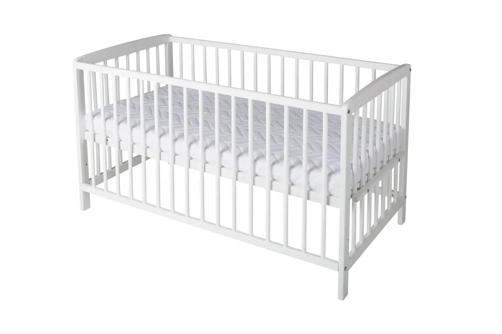 Schardt Beistellbett Micky 60x120 Cm, Weiß Lackiert 2 Schardt Beistellbett Micky 60x120 Cm, Weiß Lackiert – Bild 2