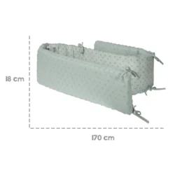 Roba Nestchen ‚Lil Planet‘, Baumwolle, GOTS , Für Betten 60 X 120 Cm/ 70 X 140 Cm, Frosty Green -Babyprodukte Geschäft 0f398a52f2e30f0f964a0e881ef77a47