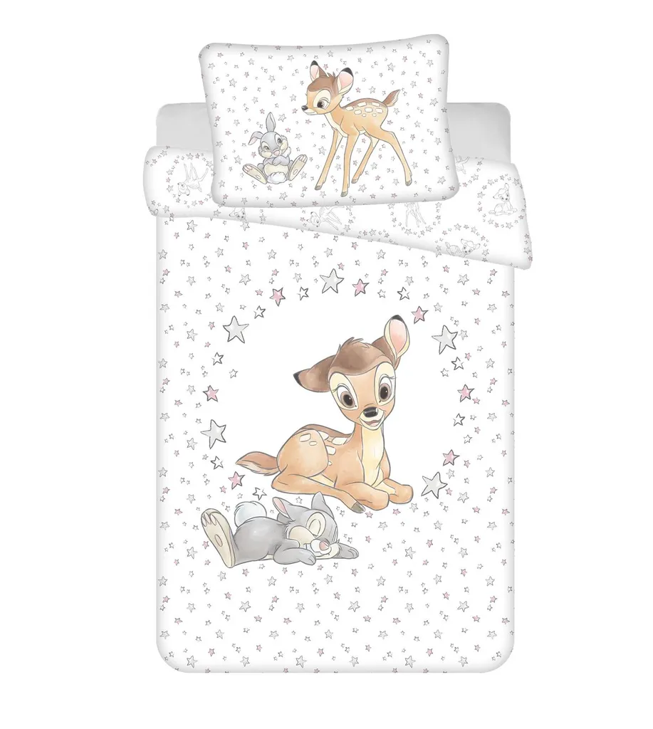 Disney Bambi Baby Bettwäsche Kopfkissen Bettdecke 100x135 Cm 1 Disney Bambi Baby Bettwäsche Kopfkissen Bettdecke 100x135 Cm