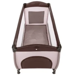 Tectake Kinderreisebett 126x65x80cm Mit Transporttasche - Coffee -Babyprodukte Geschäft 1373e00e1c3b697145ed8e4669692ad6