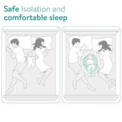 Navaris Baby Nest Für Säuglinge - Bettschlange Geflochten Mit Schlafunterlage - Babynest Mit Bettumrandung Zopf - Nestchen Kopfschutz - Babynest Geflochten