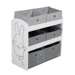 Roba Spielregal „Miffy“, Spielzeugregal Mit 5 Stoffboxen, Aufbewahrungsregal, Für Jungen Und Mädchen -Babyprodukte Geschäft 13c2b21094de37db72bedfca7cbe1f4f