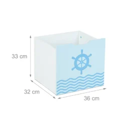 Relaxdays Kinderregal Mit Dach Im Seefahrt-Design -Babyprodukte Geschäft 140bb5946a51b957f2d59060733922ce