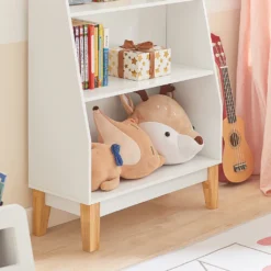 SoBuy KMB47-W Kinderregal Mit 3 Fächern Bücherregal Aufbewahrungsregal Für Kinder Standregal Mit Massivholzbeine Weiß BHT Ca.: 60x80x25cm 11 SoBuy KMB47-W Kinderregal Mit 3 Fächern Bücherregal Aufbewahrungsregal Für Kinder Standregal Mit Massivholzbeine Weiß BHT Ca.: 60x80x25cm -Babyprodukte Geschäft 14f2bef81149e5e70b0fb5178e8acb5a