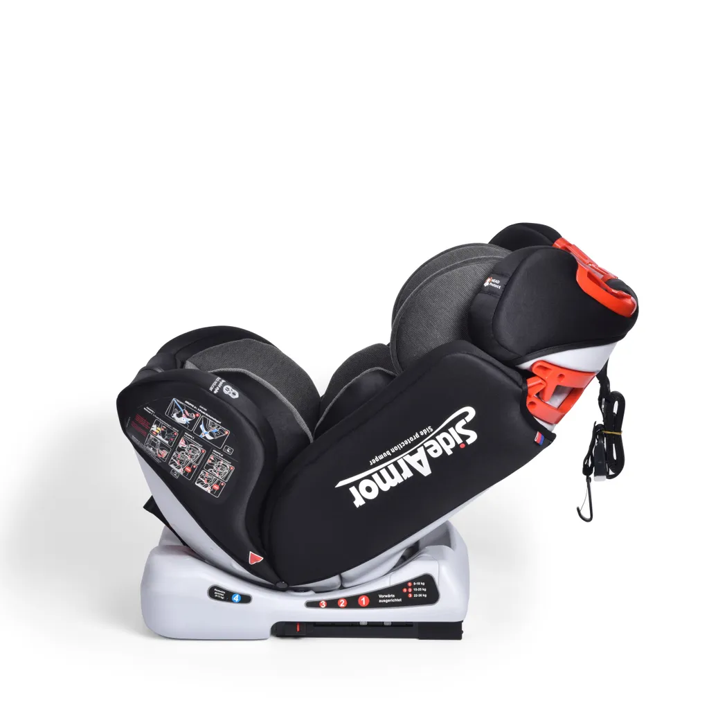 Daliya® Sitorino Kinderautositz 0-36KG Schwarz, Mitwachsender Autositz, Kindersitz GR. 0+1+2+3, Isofix Fix, Top Tether, 5 Punkt Sicherheitsgurt, 2x Isofix Einbauhilfe…… 12 Daliya® Sitorino Kinderautositz 0-36KG Schwarz, Mitwachsender Autositz, Kindersitz GR. 0+1+2+3, Isofix Fix, Top Tether, 5 Punkt Sicherheitsgurt, 2x Isofix Einbauhilfe…… – Bild 12
