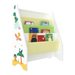 Kinderregal Fisterra Kinder-Bücherregal Freistehend Mit Dinosaurier-Motiv 74 X 62 X 29 Cm Kinderzimmerregal Mit 4 Offenen Ablagefächern Bücher-Organizer Weiß / Grün / Gelb -Babyprodukte Geschäft 19d4fc385e2c90696a7c2c3e4b85cb7f