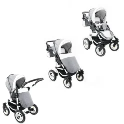 Tabbi ECO LN | 3 In 1 Kombi Kinderwagen Set | Hartgummireifen | Farbe: Grey -Babyprodukte Geschäft 1a44a99ff7932ca4d9e316bc3df73099