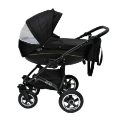 LUXUS Kombi Kinderwagen 3 In 1 Komplettset - Schwarz -Babyprodukte Geschäft 1e75af039e702fe0551db2f05448c467