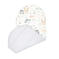 Babynestchen Set Neugeborene - Kuschelnest Baby Nestchen Bett Set 5- Teilig Kokon Babyhörnchen Baumwolle Hellgrau Mit Eulen Und Hasen Motiv -Babyprodukte Geschäft 1e982bb12ed3a5adc29b5372c7289eac