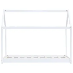 VidaXL Kinder-Bettgestell Weiß Massivholz Kiefer 70 X 140 Cm 9 VidaXL Kinder-Bettgestell Weiß Massivholz Kiefer 70 X 140 Cm -Babyprodukte Geschäft 1f9efeb0f48c669e1a86c3904fcff67e