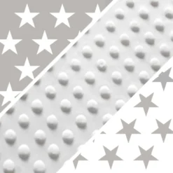 Babynest Neugeborene Nestchen Baby – Velvet Kuschelnest Mit Zopf Kissen Zerlegbares Set Zweiseitig Babynestchen Babybett 75X45, Sterne -Babyprodukte Geschäft 1ff0928397ce3a0fdace923cae62be54