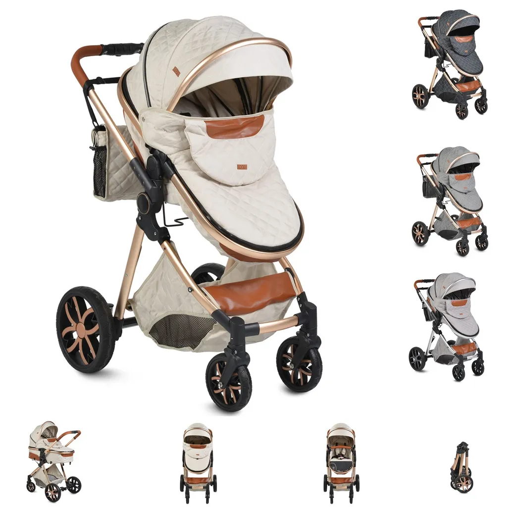 Moni Kinderwagen Alma Sportsitz Tragetasche Umbaubar Wickeltasche Sitz Umkehrbar Beige 1 Moni Kinderwagen Alma Sportsitz Tragetasche Umbaubar Wickeltasche Sitz Umkehrbar Beige