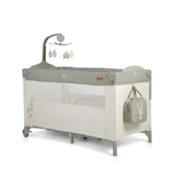 Cangaroo Reisebett Indiana Laufstall Zwei Ebenen Matratze Wickeltasche Räder Grau -Babyprodukte Geschäft 2114775fe9b8787ad23518af3f15cc61