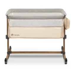 Lionelo Leonie 3in1 Kinderbett Babybett Beistellbett Wiege Zustellbett Matratze Beige -Babyprodukte Geschäft 24301f9d456acbd2615ca9bafac35303