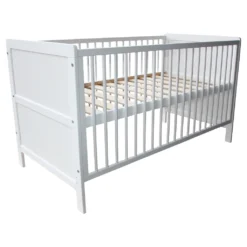 Kinderbett 3in1 Kinderbett / Beistellbett / Juniorbett 140x70cm Weiß -Babyprodukte Geschäft 289d64b53f1b9d5e386d426fe1651f85