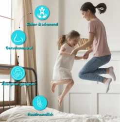 Alavya Home® Kindermatratze 80 X 160 Cm COZY Mit Bettlaken Kaltschaummatratze 160x80 Weiß - Inkl. Spannbettlaken -Babyprodukte Geschäft 2947db6ab9b446e2b4b448a48b52c8b3