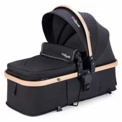 Daliya® Bambimo 2in1 Kinderwagen - Kombikinderwagen 9-Teiliges Set Incl. Babywanne & Sportsitz - Buggy - 1 Klick System - Aluminium Rahmen - Vollgummi Räder - Sonnenschutz - Getränkehalter - Farbe Schwarz -Babyprodukte Geschäft 297f41c7a69883f0156afa893d2a5a10 1