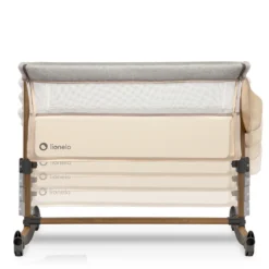 Lionelo Leonie 3in1 Kinderbett Babybett Beistellbett Wiege Zustellbett Matratze Beige -Babyprodukte Geschäft 2fcc57d515dcdd17b36d37f78d13743b