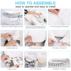 Topchances Kuschelnest Babynest Multifunktionales Nest Für Babys Säuglinge Reisebett, 100% Baumwolle Bionic Bett, Für 0-24 Monate Baby Und Säuglinge (Grau/Elefant) -Babyprodukte Geschäft 30027505d0c9110d4a54bcb9164afa0f