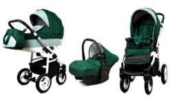 Kombikinderwagen Kinderwagenset 3in1 Kinderwagen, ALU WAY, Buggy Autositz Bottle Green -Babyprodukte Geschäft 32994b94f72dc56cd2a98443b5bf3b78