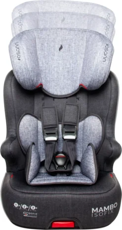 Osann Kinderautositz Mambo Isofix Gruppe 1/2/3 (9-36 Kg) Kindersitz - Black Melange -Babyprodukte Geschäft 36aa832d27e3751c274dad75417ec1d6
