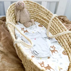 Spannbettlaken Kinderwagen Stubenwagen Beistellbett 38x80 Cm - Bettlaken Kinderwagen Matratzenbezug Baumwolle Matratzenschoner Hirsch -Babyprodukte Geschäft 374d4427bab55f07e78dd1202b0635b9