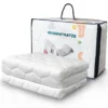 Alcube® Reisebett Matratze 60 X 120 X 7 Cm Klappmatratze – Für Ein Baby Reisebett Oder Gästematratze Inkl. Matratzenhülle Weiß
