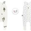 Sleepee Doppelseitiger Schlafsack Baby Mit Füßen Jungle Plant 1-2 Jahre 2.5 Tog Herbst Winter Weiß
