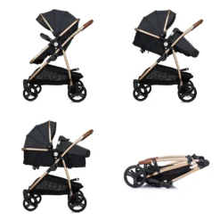 Chipolino Geschwisterkinderwagen Duo Smart Klappbar Umbaubar Verstellbar Fußsack Dunkelgrau -Babyprodukte Geschäft 3cf6a70ccc4d8f0ad615b7245cc22400