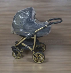 LUXUS Kombi Kinderwagen 3 In 1 Komplettset - Schwarz/gold R7 Gestell Gold -Babyprodukte Geschäft 3df73913fc75d7c852c77b162da8119d