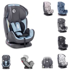 Lorelli Kindersitz Galaxy Gruppe 0+/1/2/3 (0 - 36kg) Kissen Reboard Verstellbar Hellblau