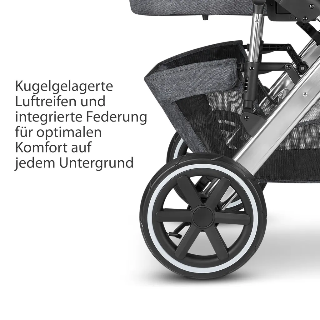 ABC Design Salsa 4 Air Kinderwagen Asphalt Diamond Kollektion 2022 9 ABC Design Salsa 4 Air Kinderwagen Asphalt Diamond Kollektion 2022 – Bild 9