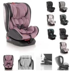 Lorelli Kindersitz Nebula Gruppe 0+/1/2/3 (0-36 Kg) Isofix, Verstellbar, Drehbar Rosa -Babyprodukte Geschäft 40735d30d5e78824e45bac4c83d87060