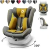 Lionelo Bastiaan One Kindersitz 360° Drehbar Autokindersitz Mit ISOFIX 0-36 Kg Gelb