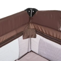 Tectake Kinderreisebett Elefant 132x75x104cm Mit Wickelauflage Und Transporttasche - Braun -Babyprodukte Geschäft 446388b08b1f52cc23151b4823112dce