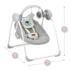 Babywippe Mit Musik Und Vibration Babywiege Schaukelwippe Baby Schaukel Verstellbar, Babyliegestuhl Baby Schlafkorb Babysitz MoMi Liss Teddy -Babyprodukte Geschäft 4470ede49819755a7428b1338b7fc8c9