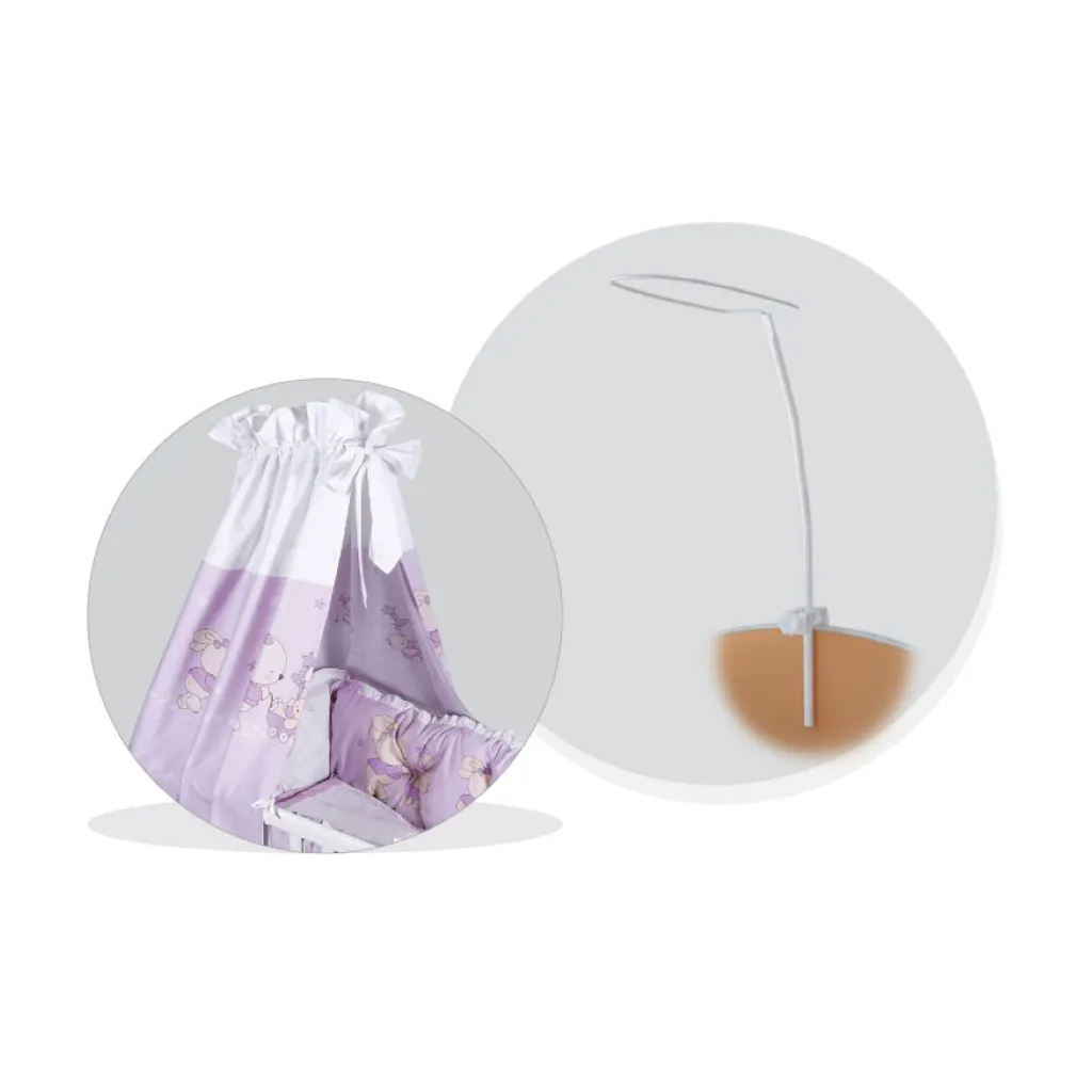 Lorelli Babybett Himmelstange 17 X 4 X 167 Cm, Himmel-Halterung, Universal Weiß