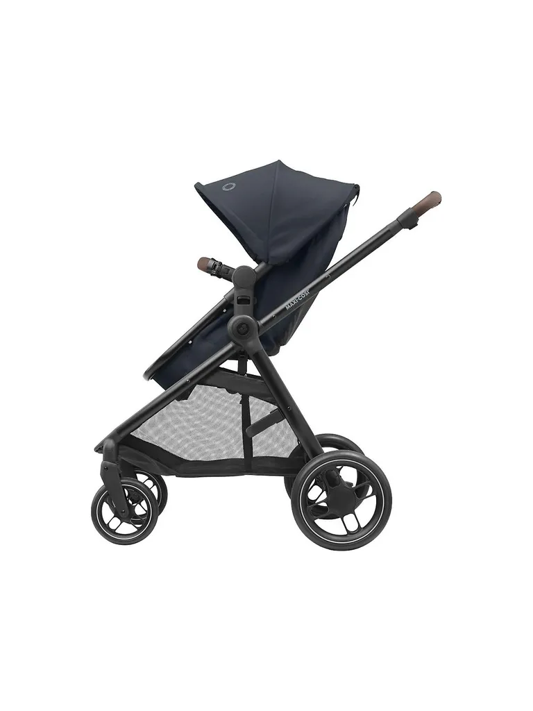 Maxi-Cosi Zelia 3 Kinderwagen Luxe 2in1, Wendesitz, Einhandklappbar, Incl Babywanne Geeignet Ab Geburt Bis Ca. 4 Jahre, 0-22 Kg, Essential Graphite - Grau 4 Maxi-Cosi Zelia 3 Kinderwagen Luxe 2in1, Wendesitz, Einhandklappbar, Incl Babywanne Geeignet Ab Geburt Bis Ca. 4 Jahre, 0-22 Kg, Essential Graphite - Grau – Bild 4
