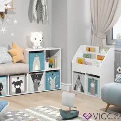 Vicco Kinderregal Luigi Weiß 72 X 79 X 30,7 Cm Holzwerkstoff -Babyprodukte Geschäft 478f6b73ff162373c30757b011928f77